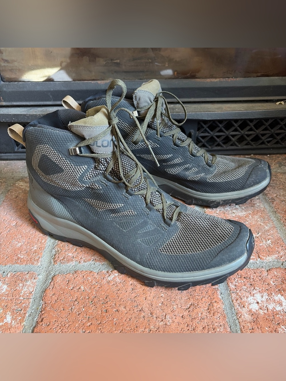 Salomon Outline Mid GTX Hiking Boots Men Size 13 EU 48 EUC!